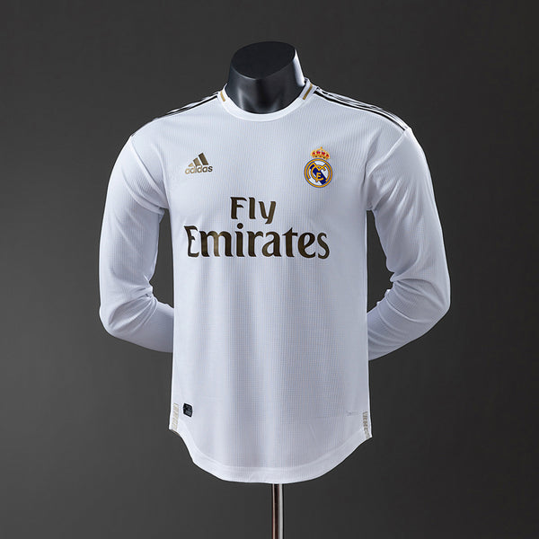 Camiseta Real Madrid Local Manga Larga 19/20 Adultos [PLAYER VERSION]