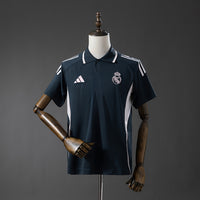 Polo Real Madrid Negro y Rosa 25/26 Adultos