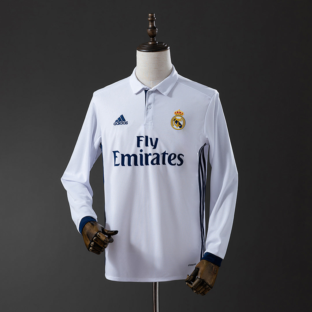 Camiseta Real Madrid Local Manga Larga 16/17 Adultos