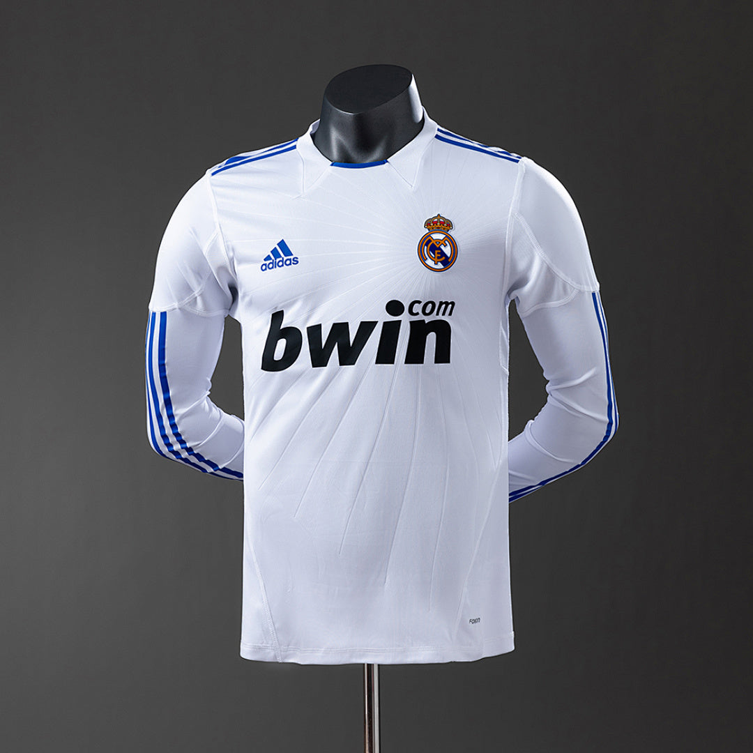 Camiseta Real Madrid Local Manga Larga 10/11 Adultos [PLAYER VERSION]
