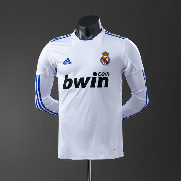 Camiseta Real Madrid Local Manga Larga 10/11 Adultos [PLAYER VERSION]