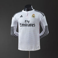 Camiseta Real Madrid Local Manga Larga 14/15 Adultos [PLAYER VERSION]