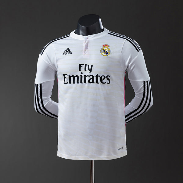 Camiseta Real Madrid Local Manga Larga 14/15 Adultos [PLAYER VERSION]