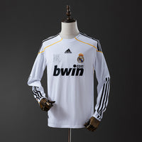Camiseta Real Madrid Local Manga Larga 09/10 Adultos