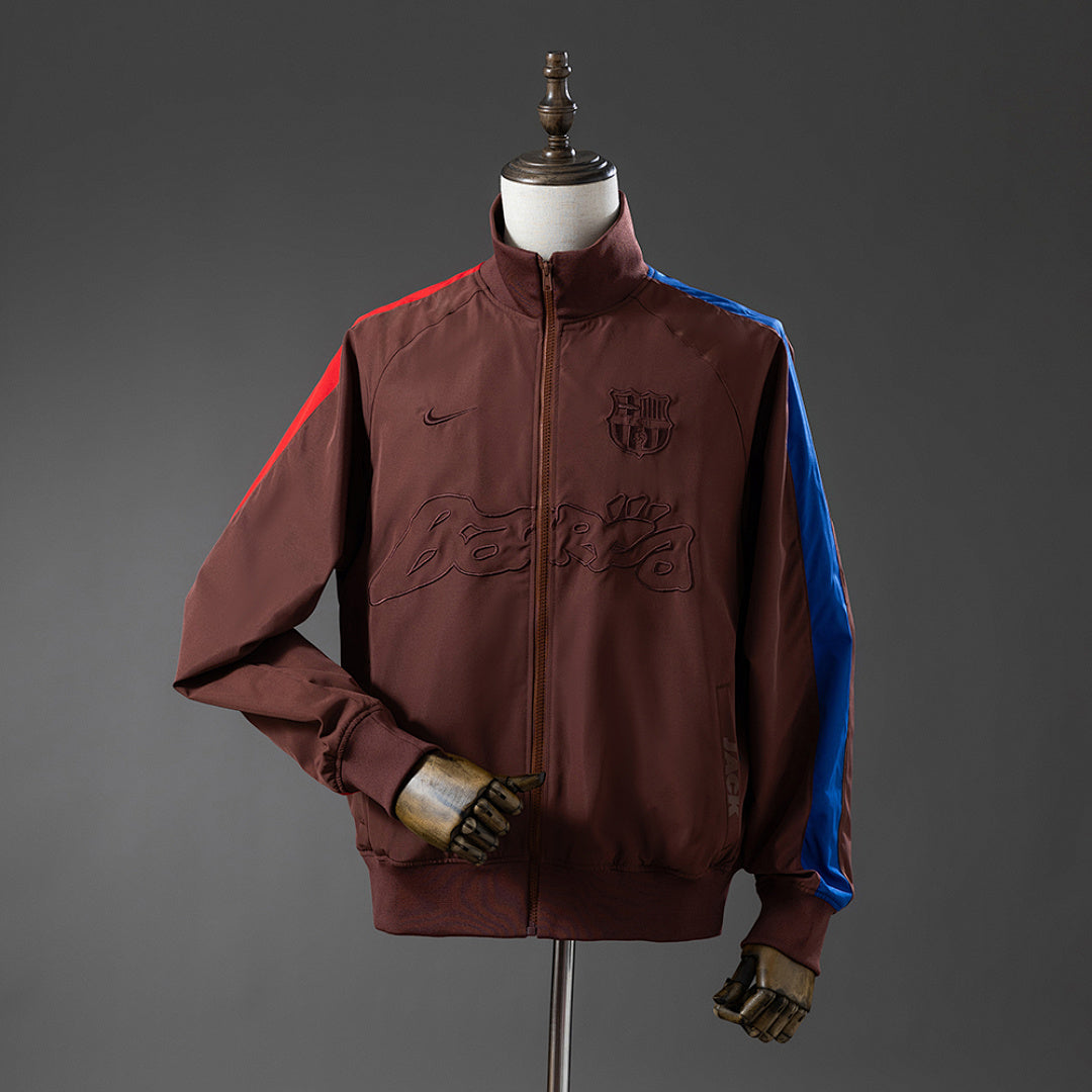 Cortavientos FC Barcelona X Travis Scott Café Adultos