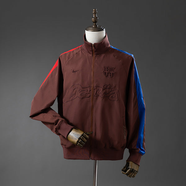 Cortavientos FC Barcelona X Travis Scott Café Adultos
