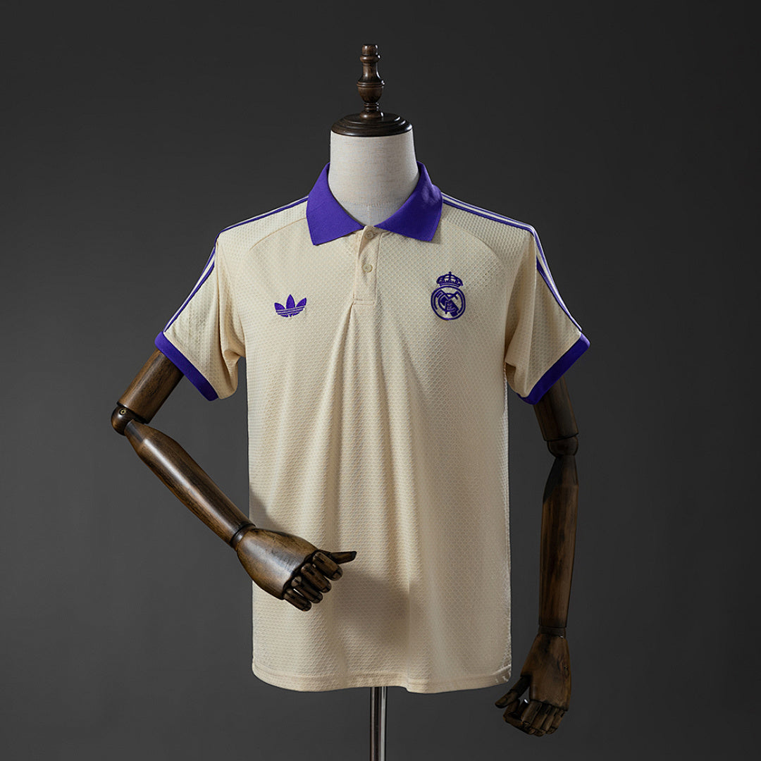 Polo Real Madrid Damasco 25/26 Adultos