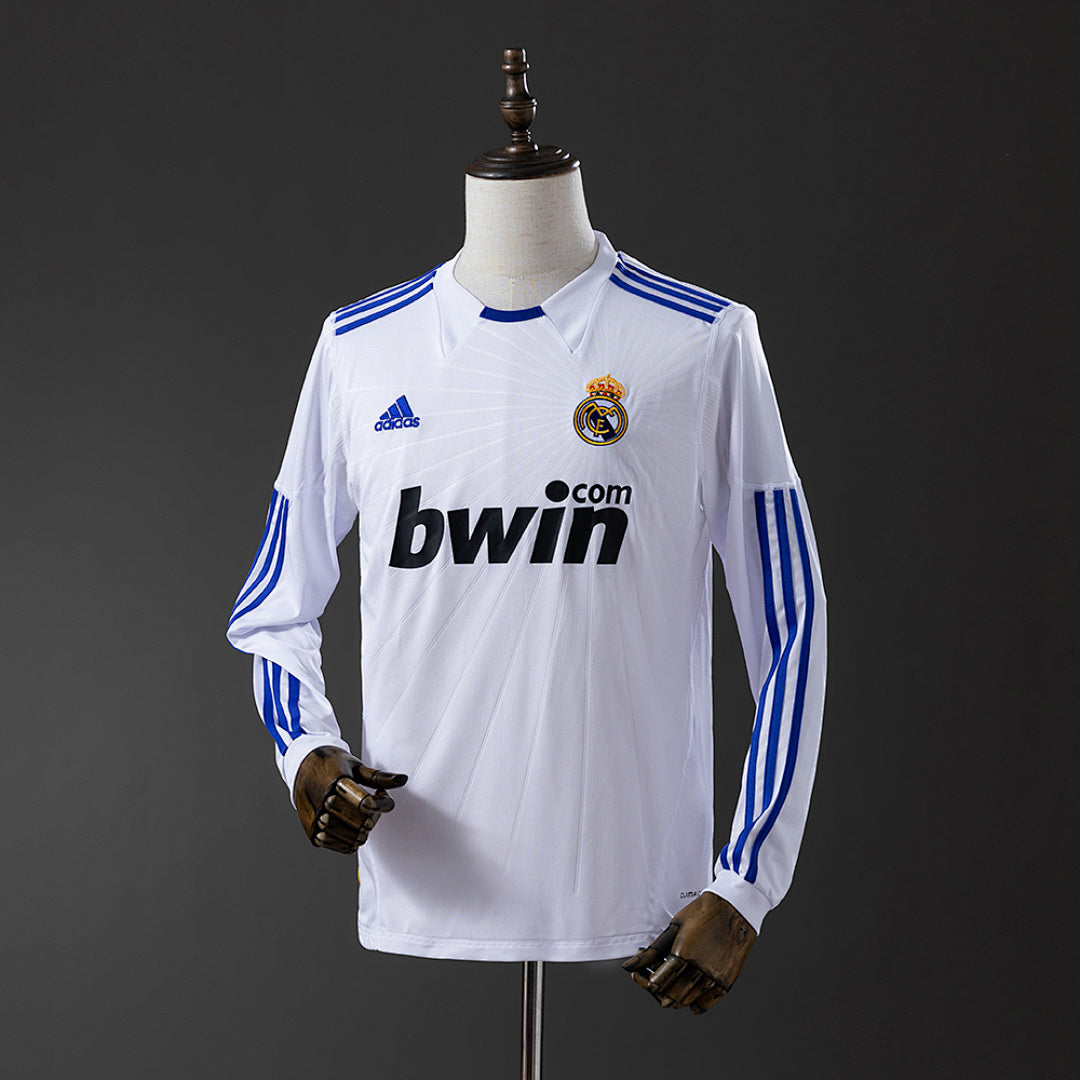 Camiseta Real Madrid Local Manga Larga 10/11 Adultos