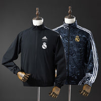 Cortavientos Reversible Real Madrid Negro - Black Dragon Adultos