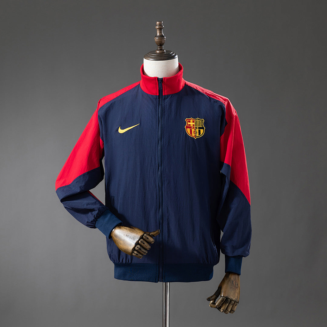 Cortavientos FC Barcelona Azul - Roja Clasic Adultos