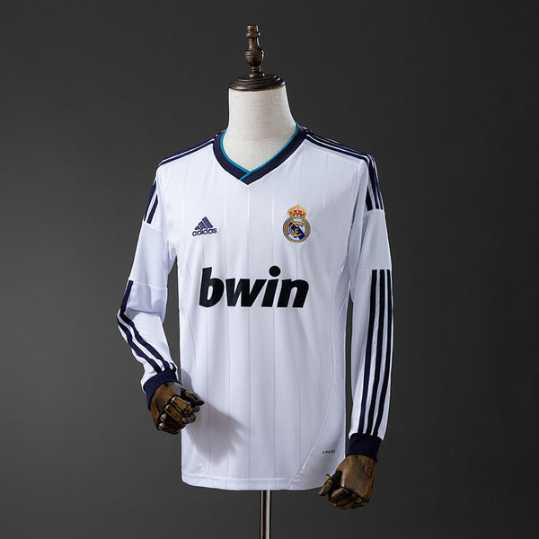 Camiseta Real Madrid Local Manga Larga 12/13 Adultos