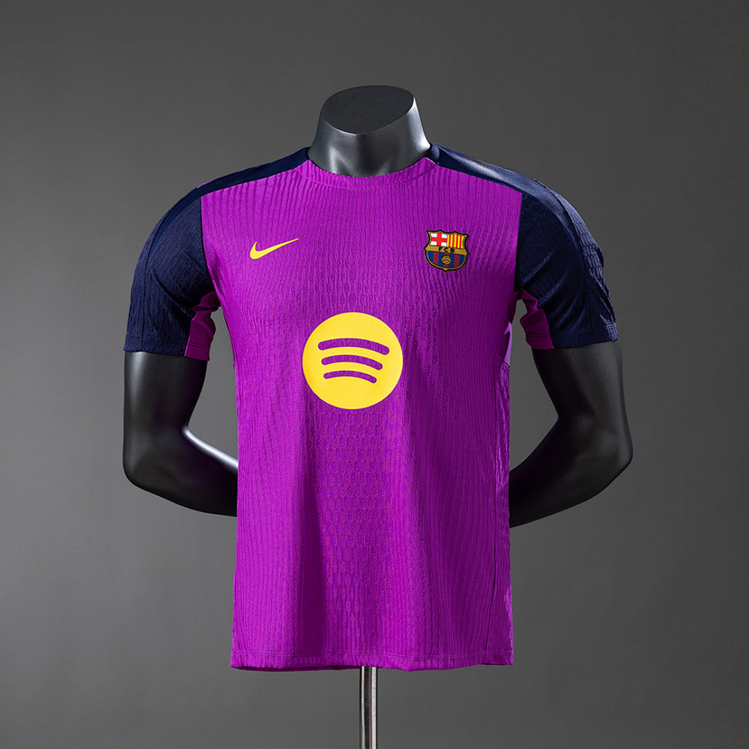 Camiseta FC Barcelona Pre Match Morado 25/26 Adultos [PLAYER VERSION]