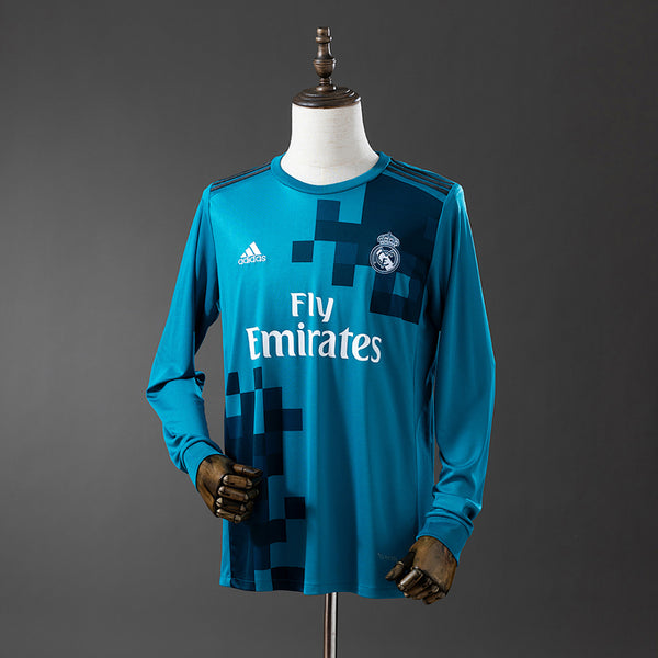 Camiseta Real Madrid Tercera Manga Larga 17/18 Adultos