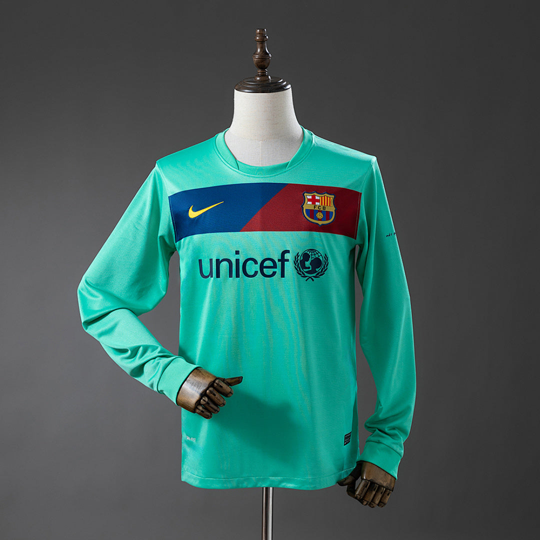Camiseta FC Barcelona Visitante Manga Larga 10/11 Adultos