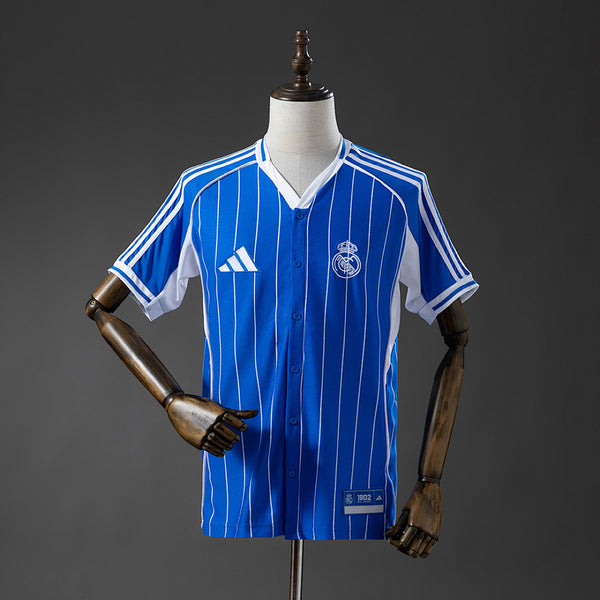 Camiseta Baseball Real Madrid Azul 25/26 Adultos