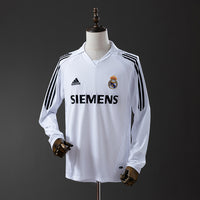 Camiseta Real Madrid Local Manga Larga 05/06 Adultos