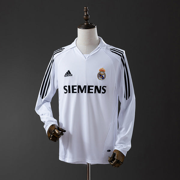 Camiseta Real Madrid Local Manga Larga 05/06 Adultos