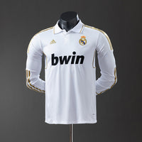 Camiseta Real Madrid Local Manga Larga 11/12 Adultos [PLAYER VERSION]