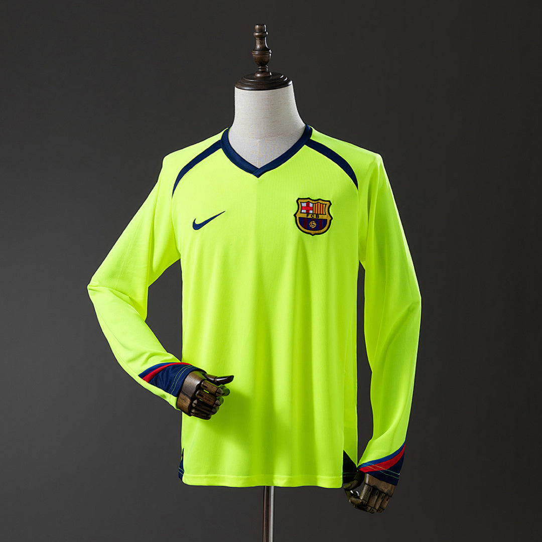 Camiseta FC Barcelona Visitante Manga Larga 05/06 Adultos