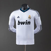 Camiseta Real Madrid Local Manga Larga 12/13 Adultos [PLAYER VERSION]