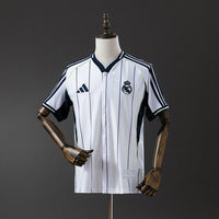 Camiseta Baseball Real Madrid Blanco 25/26 Adultos