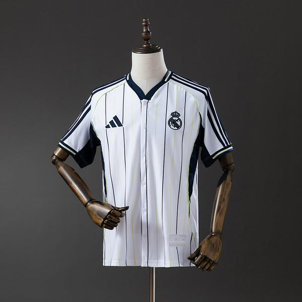 Camiseta Baseball Real Madrid Blanco 25/26 Adultos