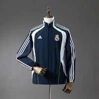 Cortavientos Real Madrid Azul Marino - Blanco Adultos