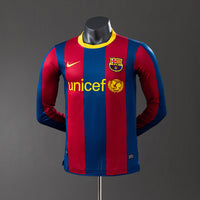 Camiseta FC Barcelona Local Manga Larga 10/11 Adultos [PLAYER VERSION]