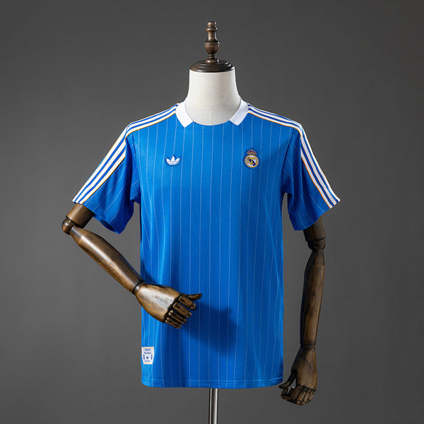 Camiseta Casual Real Madrid Terrace Icons Azul Adultos