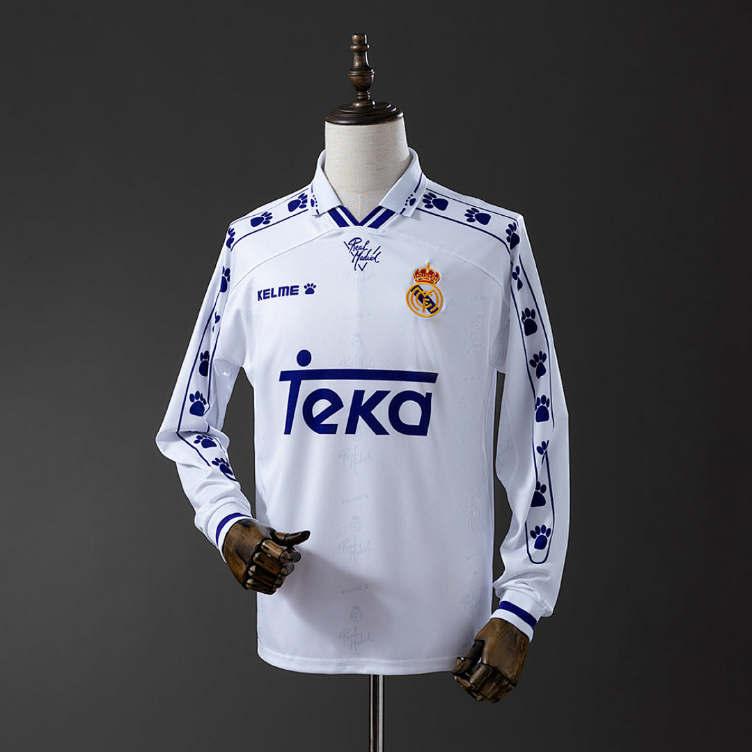 Camiseta Real Madrid Local Manga Larga 94/96 Adultos
