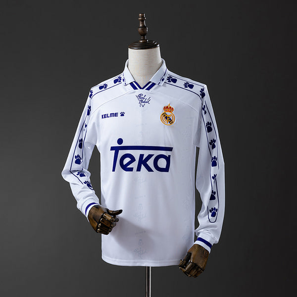 Camiseta Real Madrid Local Manga Larga 94/96 Adultos