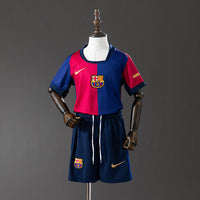 Camiseta + Short FC Barcelona Local 24/25 Niños