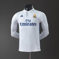 Camiseta Real Madrid Local Manga Larga 16/17 Adultos [PLAYER VERSION]