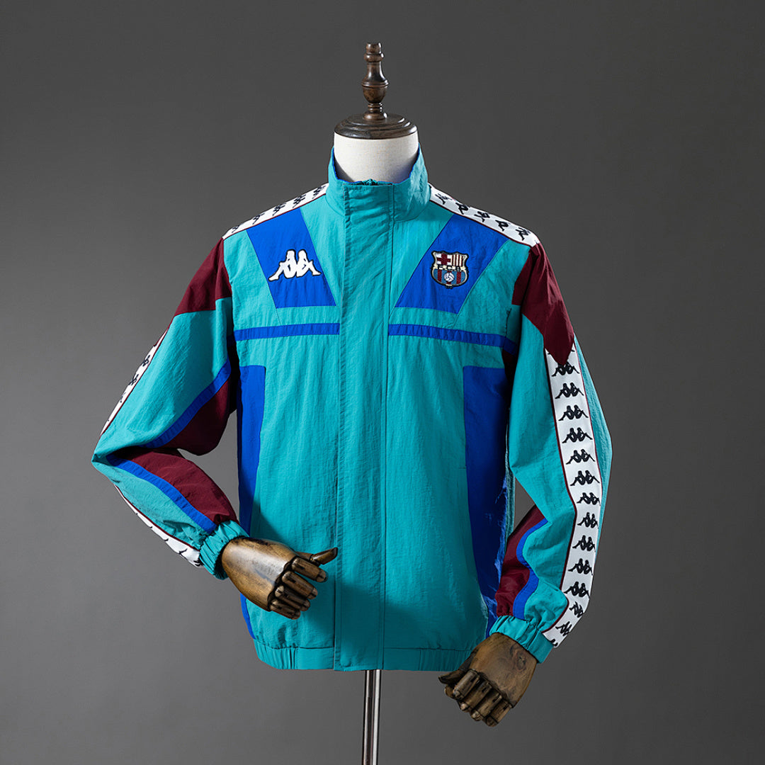 Cortavientos FC Barcelona Azul Adultos
