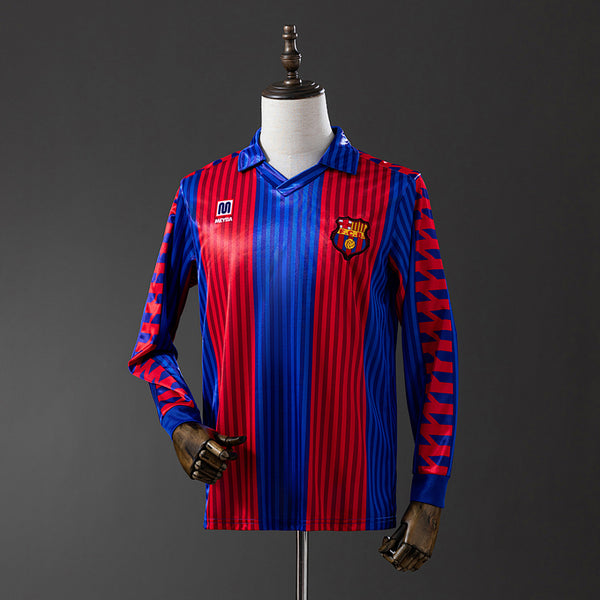 Camiseta FC Barcelona Local Manga Larga 91/92 Adultos