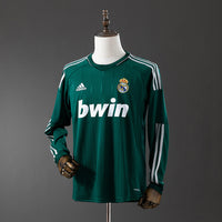 Camiseta Real Madrid Segunda Visitante Manga Larga 12/13 Adultos