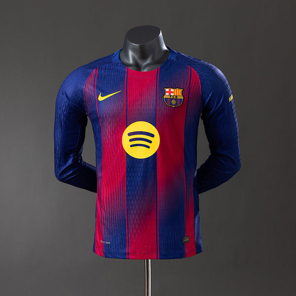 Camiseta FC Barcelona Local 25/26 Manga Larga Adultos [PLAYER VERSION]