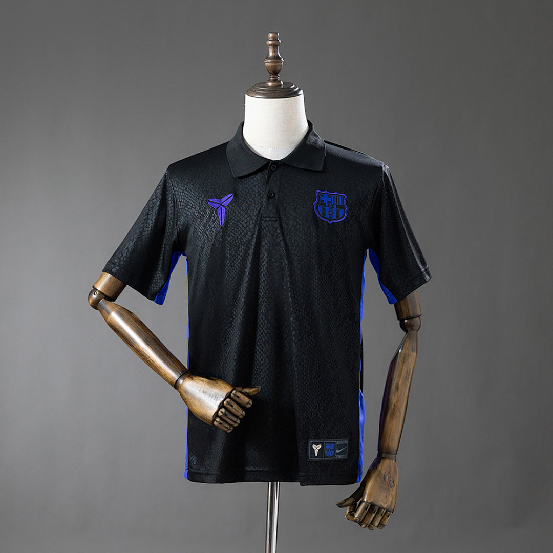 Camiseta FC Barcelona Polo Negra 25/26 Adultos