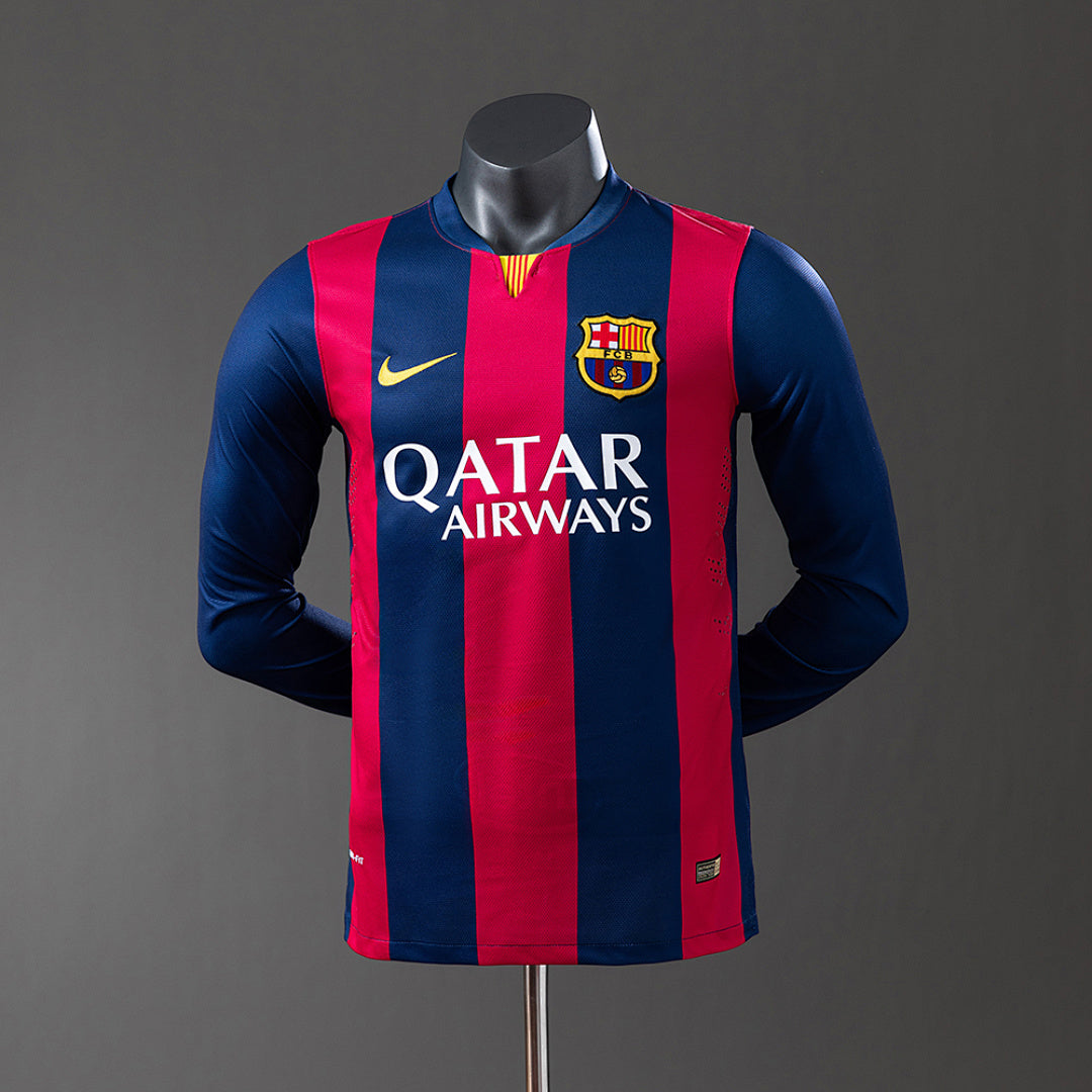 Camiseta FC Barcelona Local Manga Larga 14/15 Adultos [PLAYER VERSION]