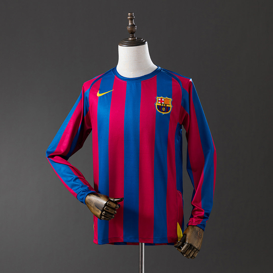 Camiseta FC Barcelona Local Manga Larga 05/06 Adultos