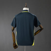 Polo Real Madrid Gris Oscuro y Amarillo 25/26 Adultos