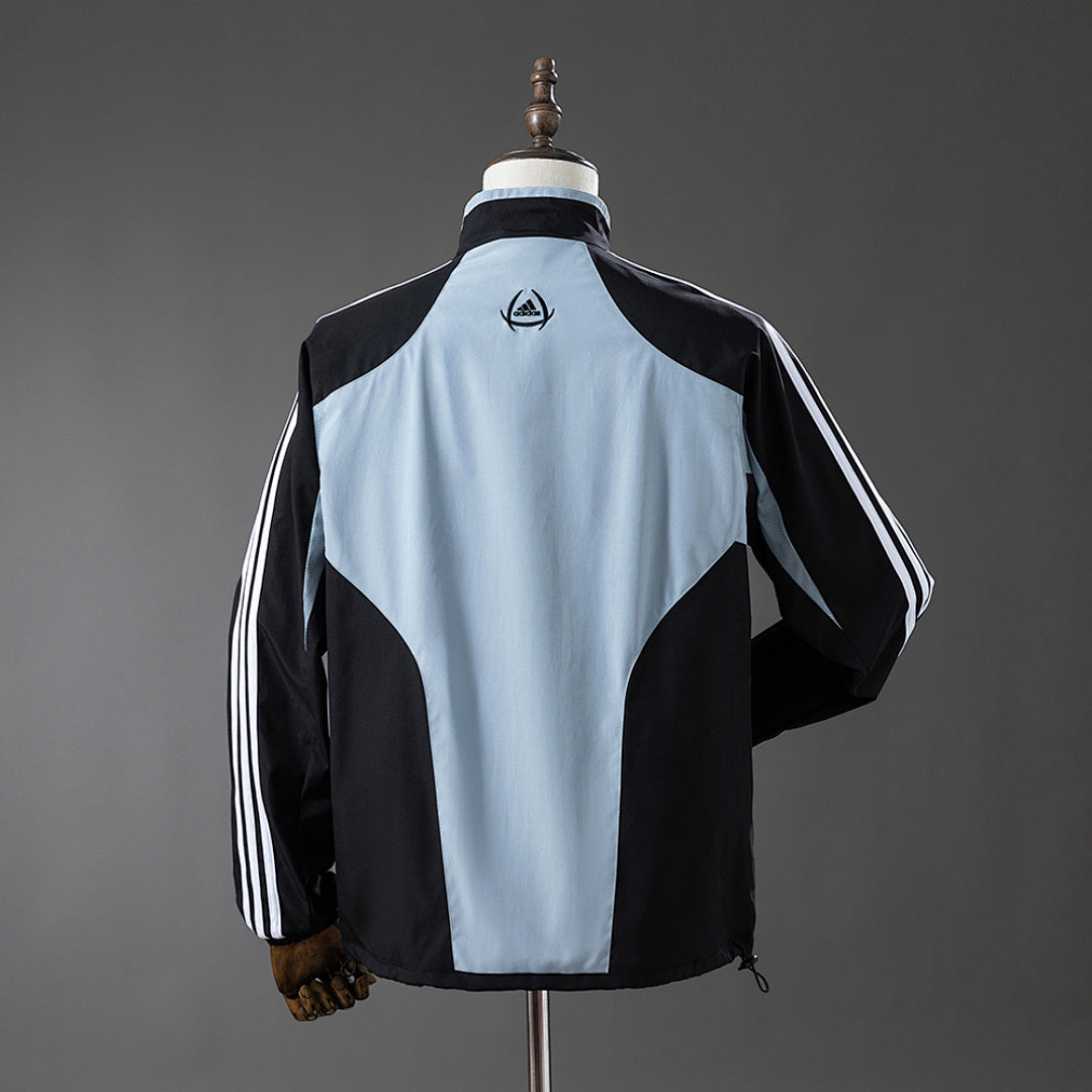 Cortavientos Real Madrid Negro y Gris 04/05 Adultos