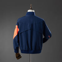 Cortavientos FC Barcelona Azul - Naranjo Adultos