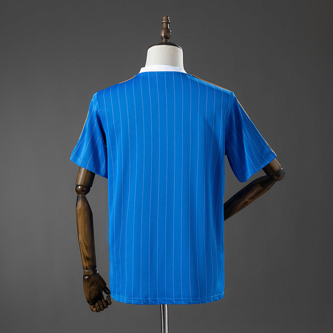 Camiseta Casual Real Madrid Terrace Icons Azul Adultos