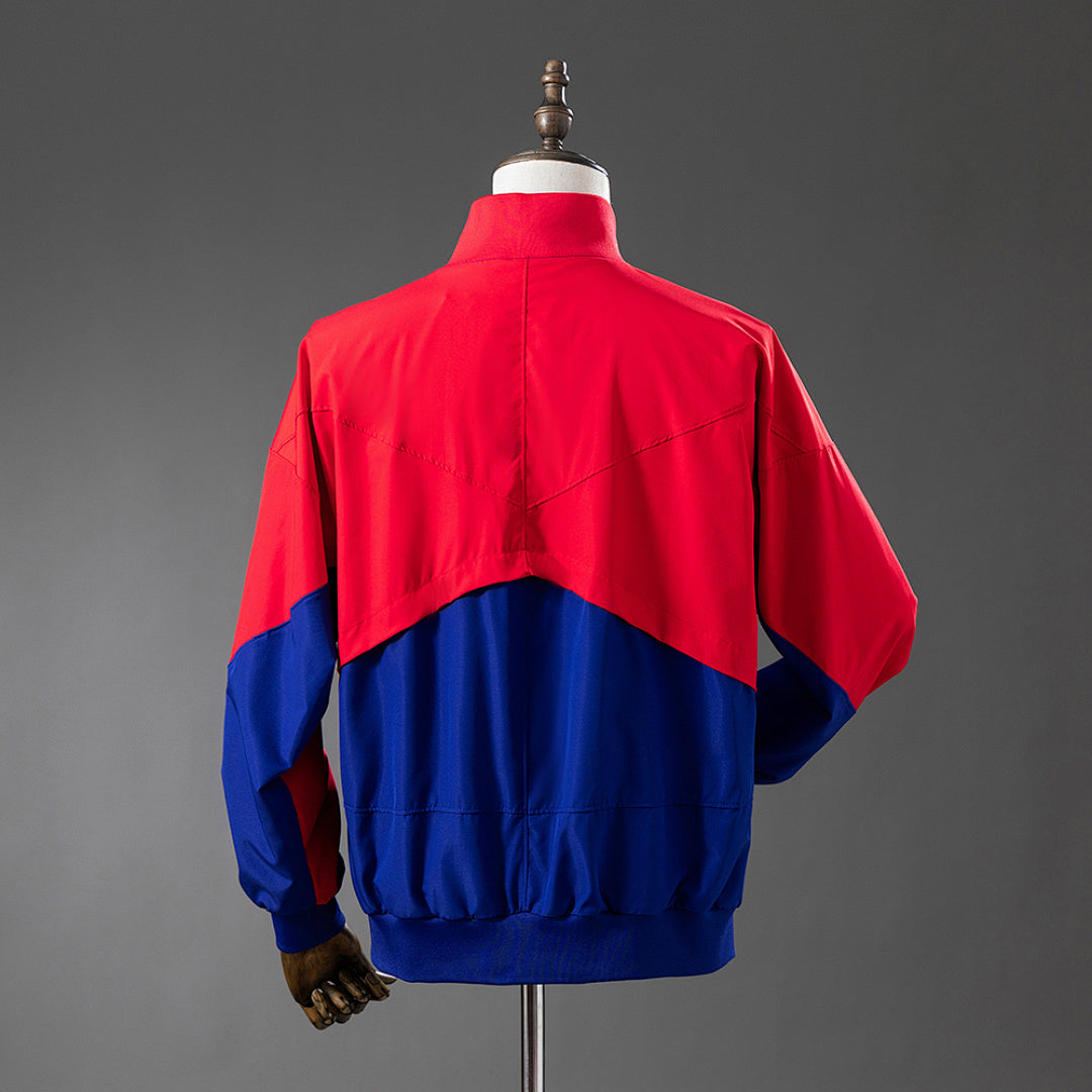 Cortavientos FC Barcelona Azul - Rojo Adultos