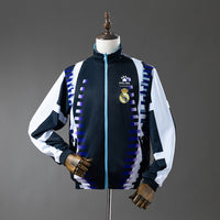 Cortavientos Reversible Real Madrid Azul Marino - Celeste Adultos