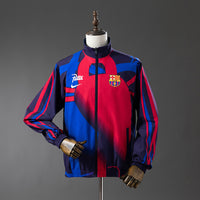 Cortavientos FC Barcelona Reversible Azul - Rojo Adultos