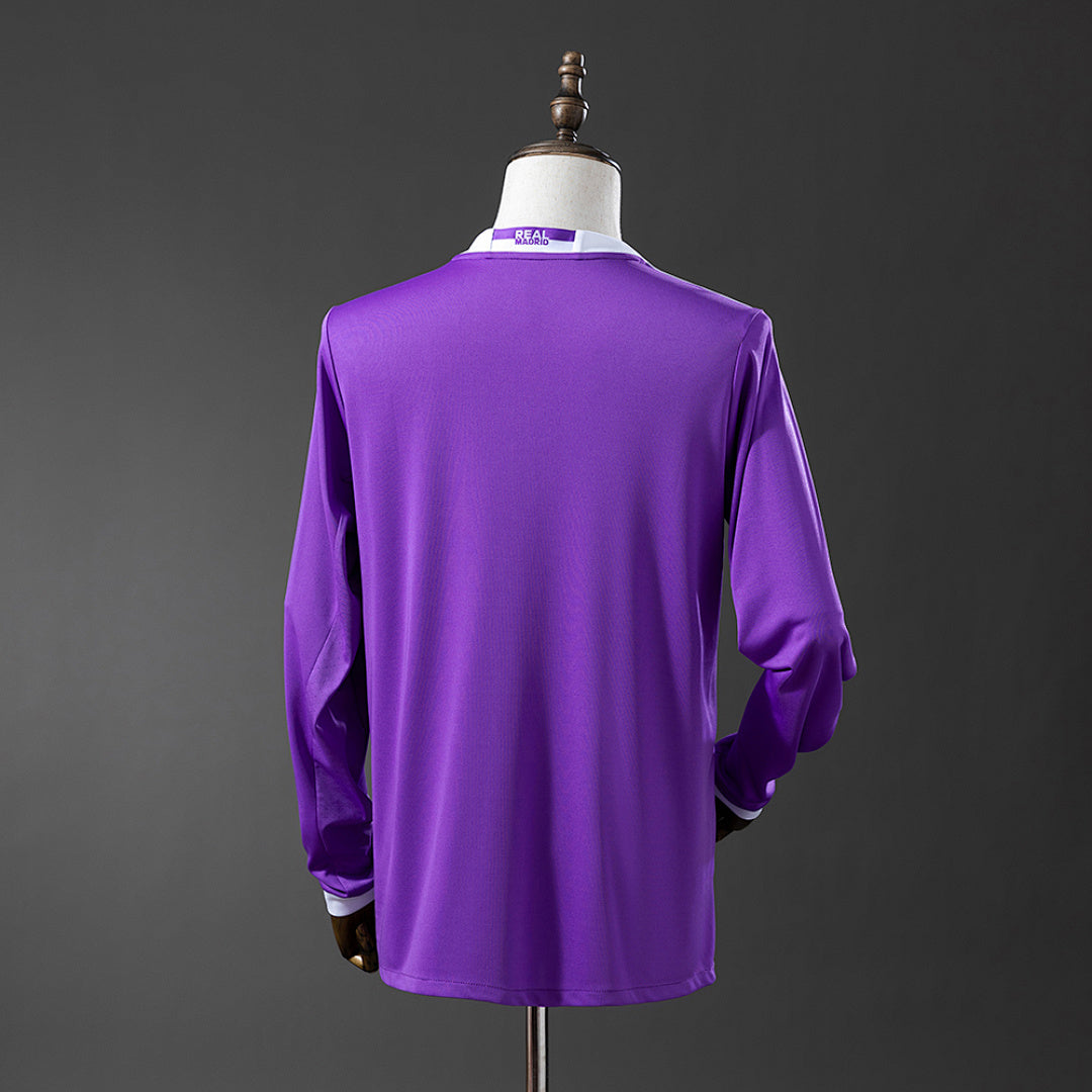 Camiseta Real Madrid Visitante Manga Larga 16/17 Adultos