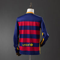 Camiseta FC Barcelona Local Manga Larga 15/16 Adultos