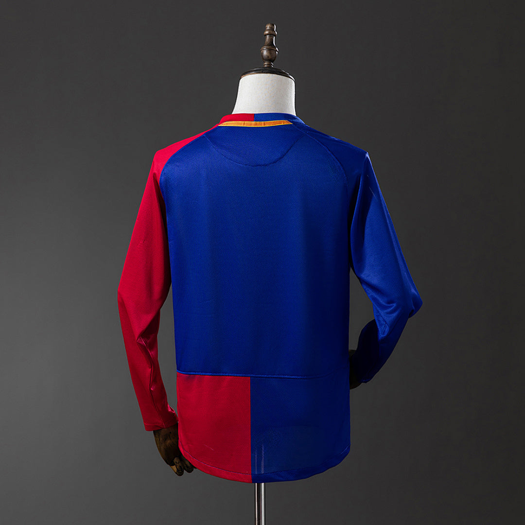 Camiseta FC Barcelona Local Champions League Manga Larga 08/09 Adultos